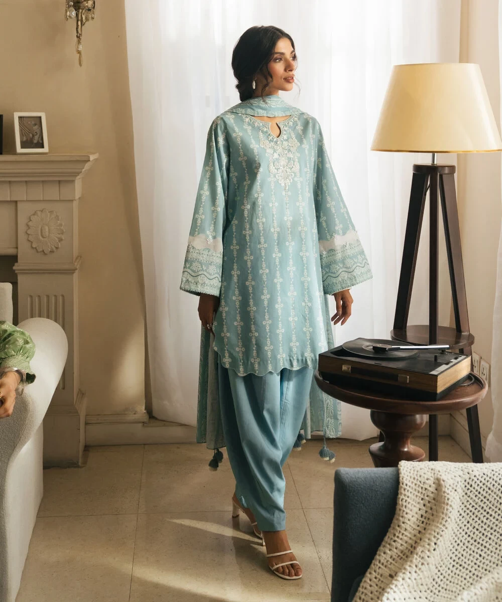 3 Piece - Embroidered Lawn Suit - 3PEDYS26V627